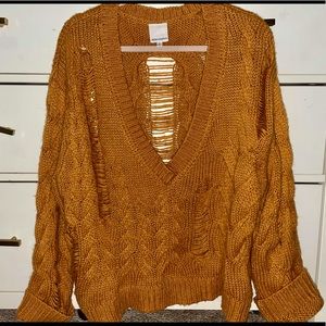 Oversized knit sweater- Medium